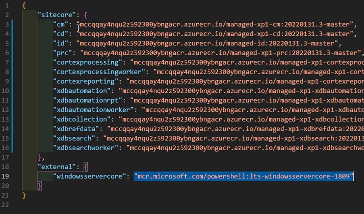 Example Docker Images File